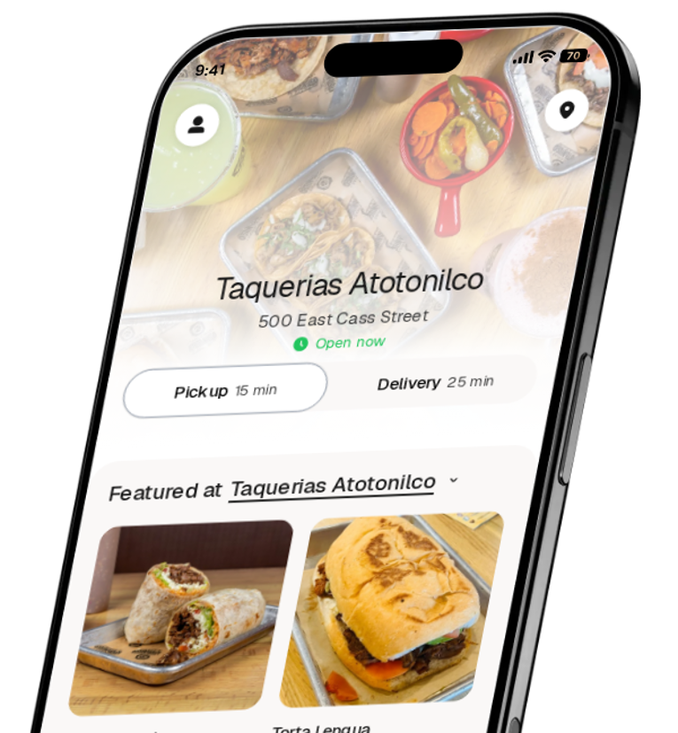 Taquerias Atotonilco app preview