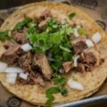 Lengua Taco - Steamed Beef Tongue Taco